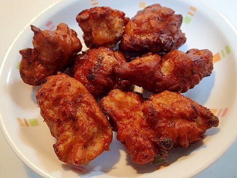 ❤金山寺味噌で鶏のから揚げ❤